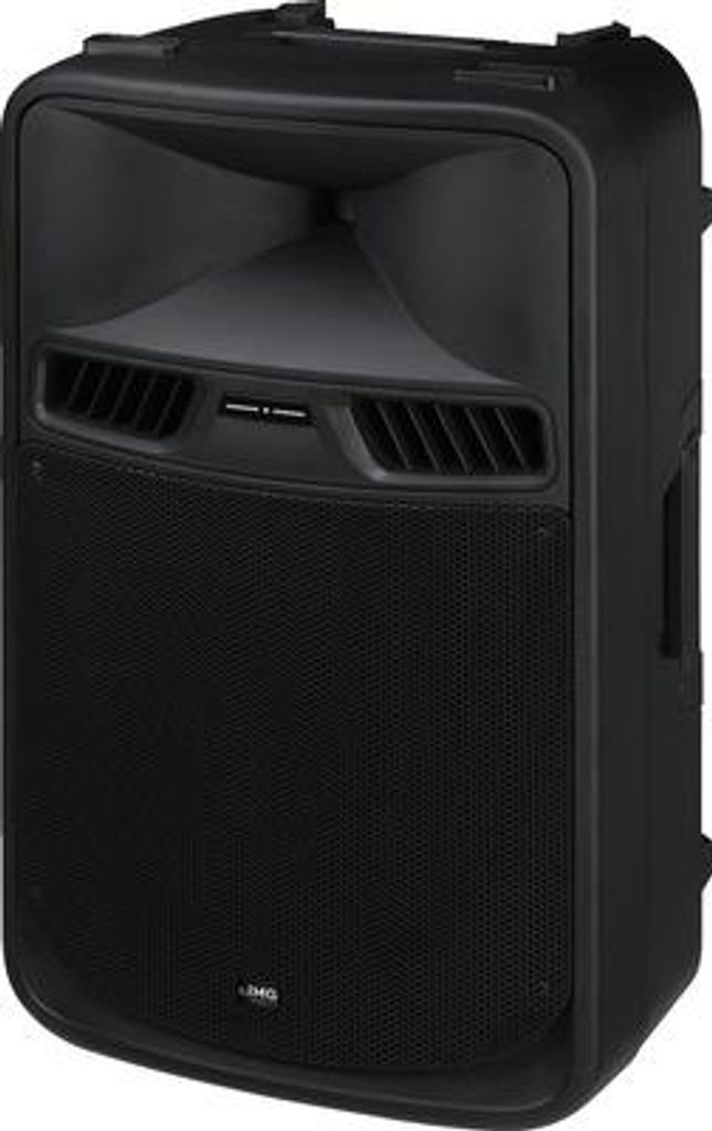 IMG STAGELINE PAK-415 Aktive Power-PA- Lautsprecherbox mit 2-Kanal-Verstärker, 450 W