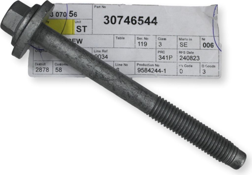 VOLVO EX30 EX40 XC40 EX90 Vorderradaufhängung Rahmenschraube M12x120 OE 30746544