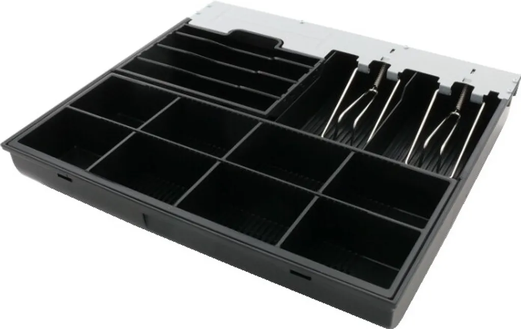 Geldeinsatz AC-4100 tiroir caisse monnayeur noir amovible 8 cases