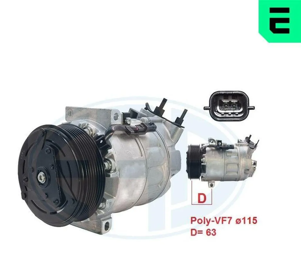 Compresseur clim pour utilitaire Opel Movano B et Vivaro B Fourgon X82