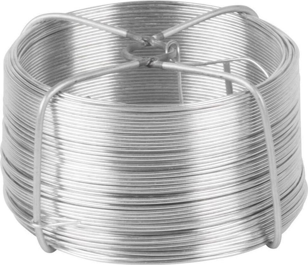 PROREGAL Draht, Gartendraht, Bindedraht, Basteldraht, verzinkt 0,90mm L-50m