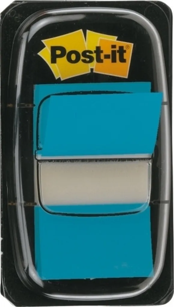 Index Post-it Repositionnables Turquoise 25x43mm Pack de 600 Bandes