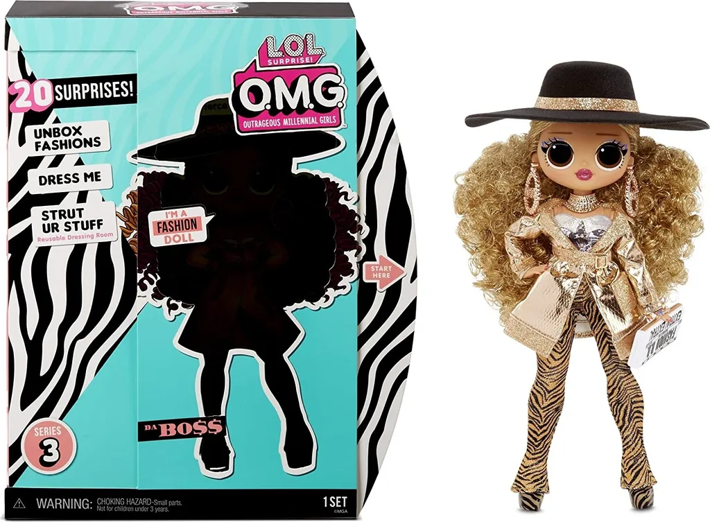 Poupée L.O.L. Surprise OMG Da Boss Idéale pour Jouer et Collectionner