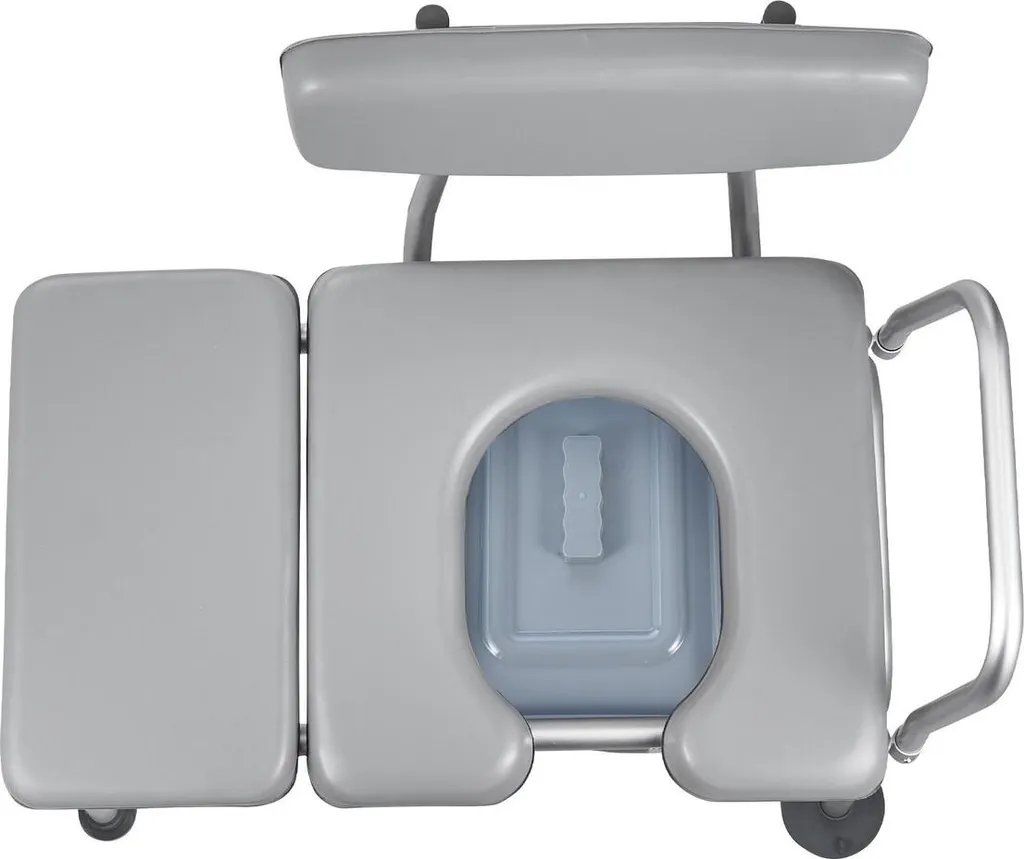 Chaise percée bariatrique pour éviter les chutes, hauteur modulable - 9