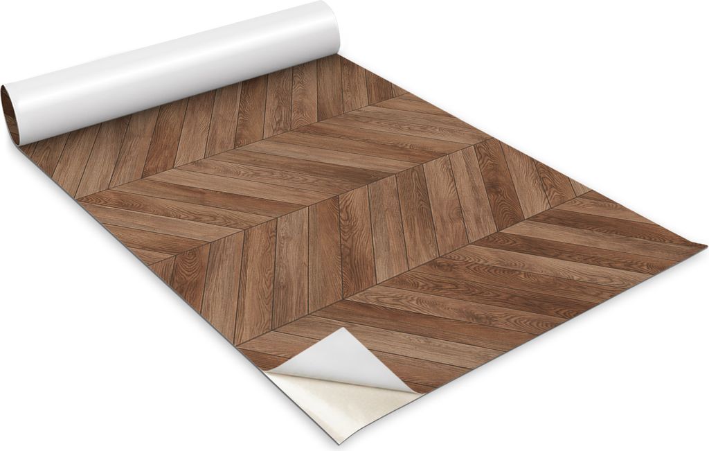 Selbstklebende Möbelfolie - Dekorationsfolie - Tischmöbel - Zuschneidbar - Holzbretter - 100 x 50 cm