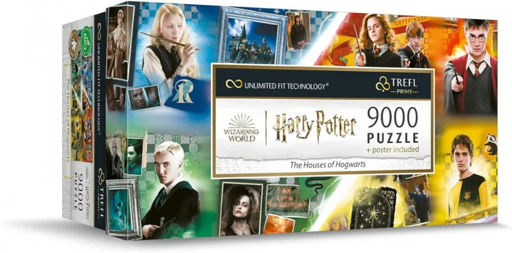 Grand Puzzle 9000 Pièces Harry Potter Les Maisons de Poudlard Gamme UFT