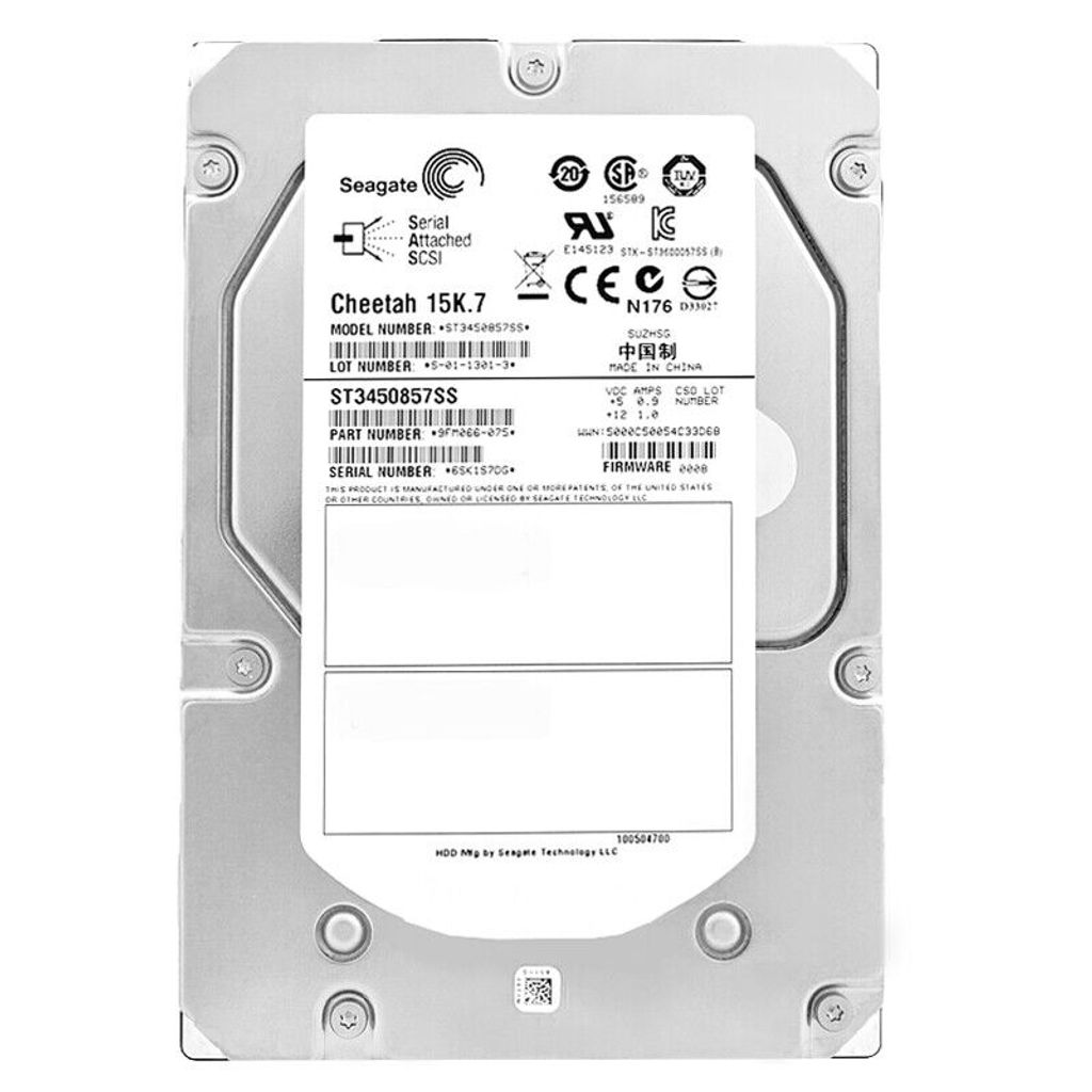 Seagate 450Gb ST3450857SS 16Mb Cache 15000 RPM Sas 2 3,5" Zoll Cheetah