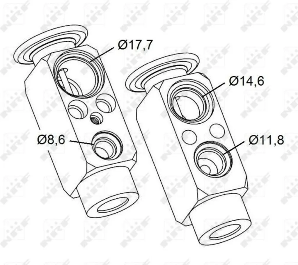 NRF 38479 Détendeur de Climatisation OE 1282788 Safrane et Laguna I
