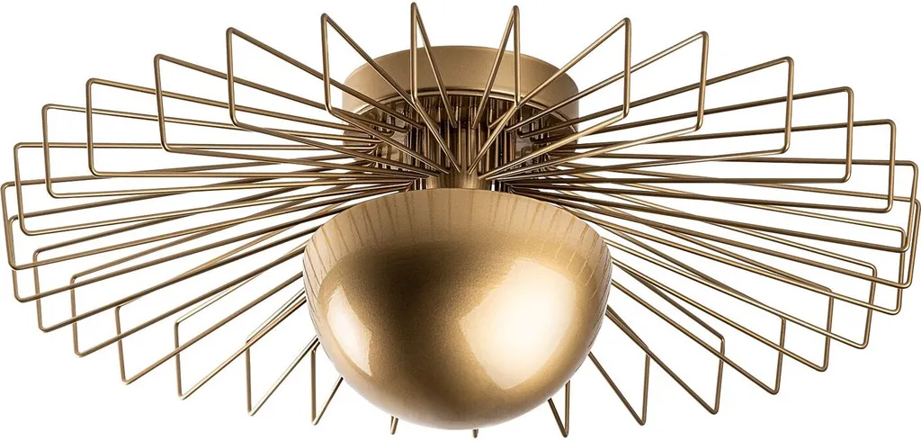 Lustre en Métal Doré Kaya 15226-L - Design Géométrique Or 60x60 cm