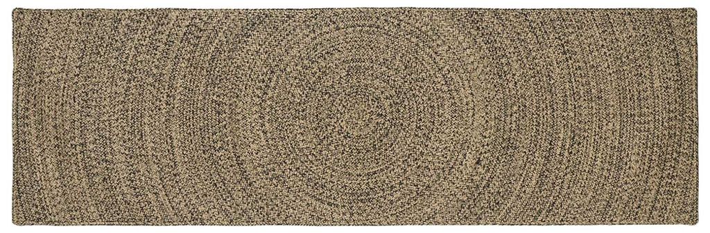 Möbel Bereichsteppiche Natürlich und Schwarz 80 x 250 cm JuteDesignerteppiche - Designerteppiche c6544