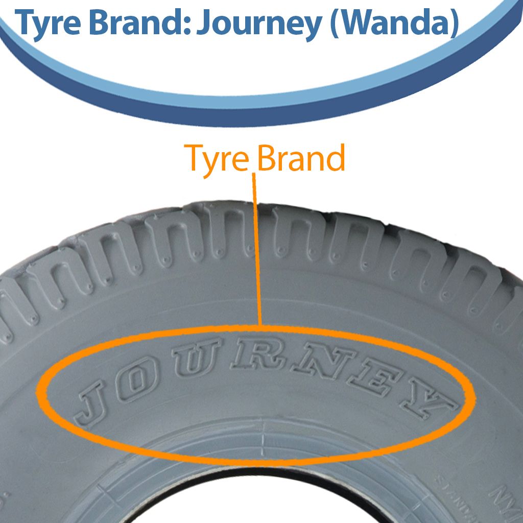 Neumático, 2,80/2,50-4 Rueda De Scooter De Movilidad Neumático De Silla De Ruedas Eléctrica - Foto 5