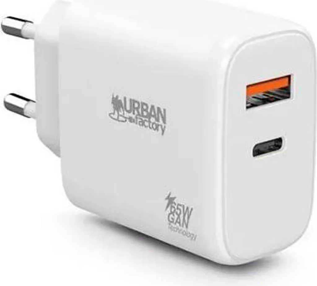 Urban Factory GPS62UF Chargeur Intérieur Blanc 20V pour Ordinateur Portable