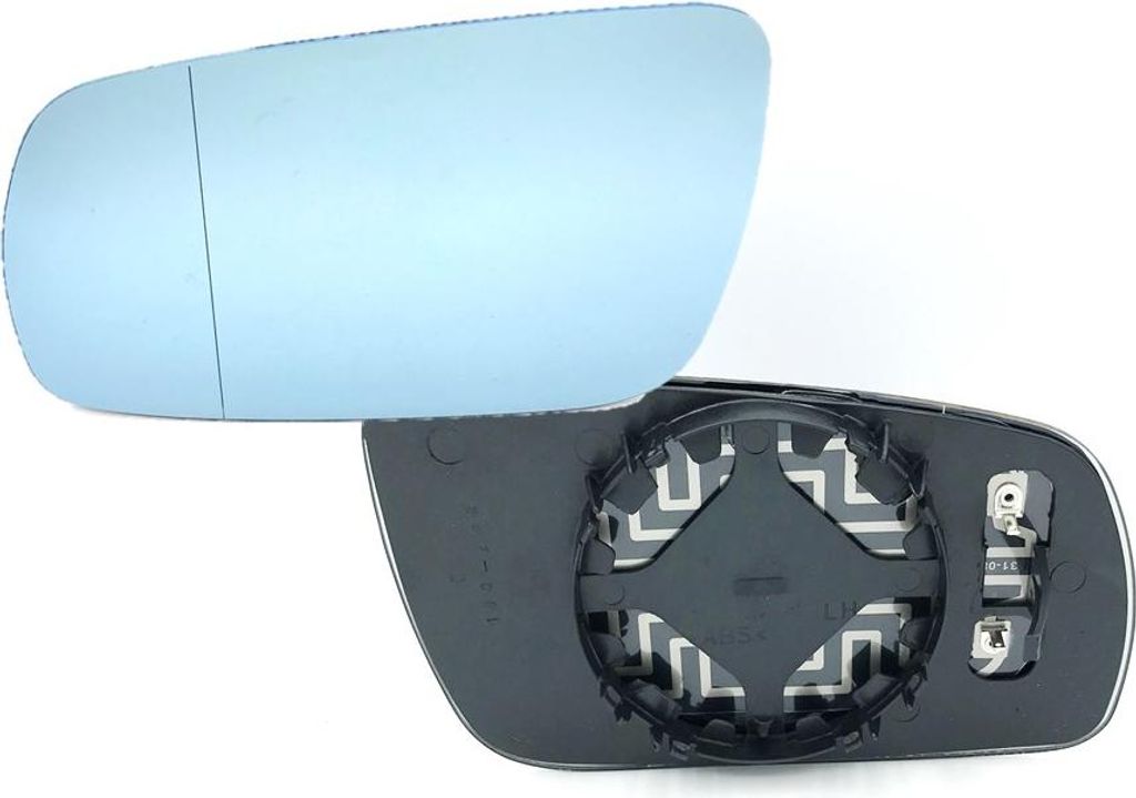Spiegelglas Spiegel Links Außenspiegel Blau beheizbar passend für Golf 4 Passat