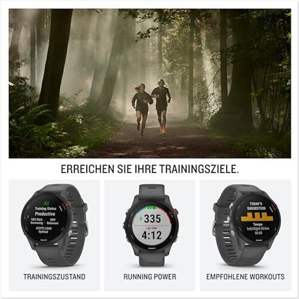 Garmin Forerunner 255 Basic Slate Grey Zdjęcie produktu 17