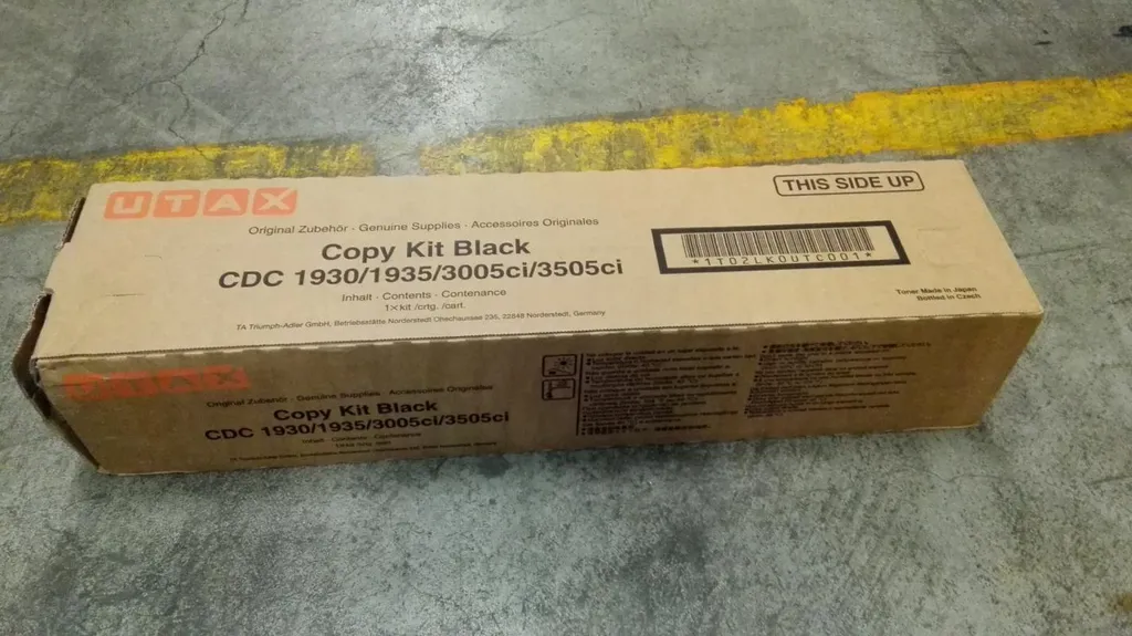 Toner Original Utax 6530 10010 Noir - Cartouche Haute Capacité 25000 Pages