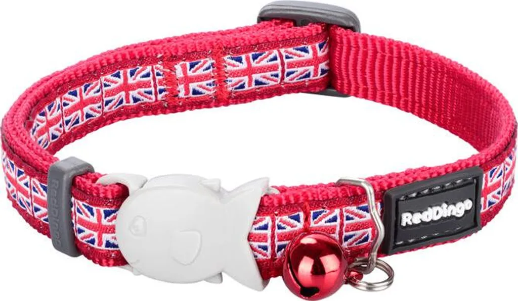 Red Dingo Union Jack L 41-63cm: Collare Professionale per Cani Grandi