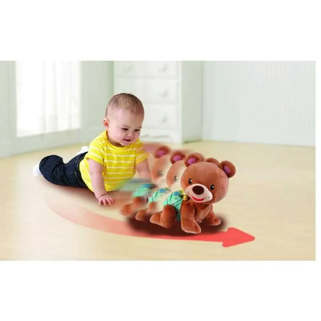 Ourson rampant musical VTech pour l'éveil de bébé - Peluche interactive