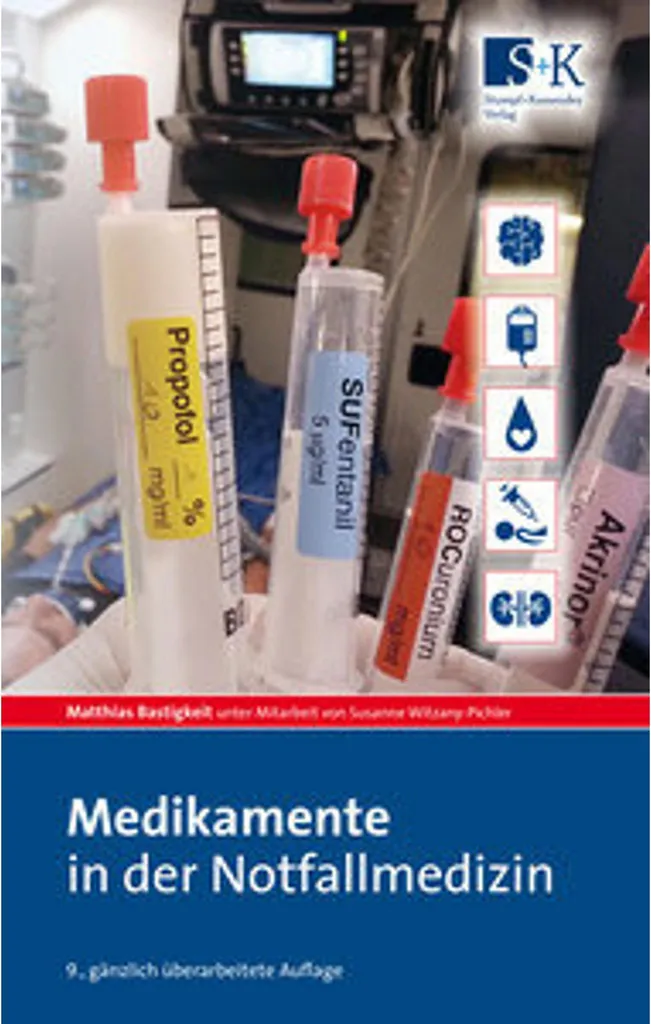 Médicaments urgence avec dosages et protocoles de soins critiques