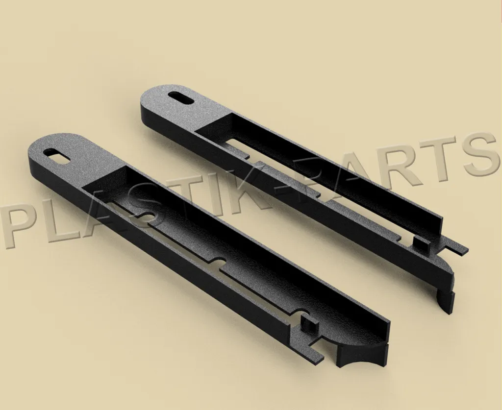 Set di pezzi di ricambio per finestre a ribalta per seminterrati, lunghezza 248 mm, nero
