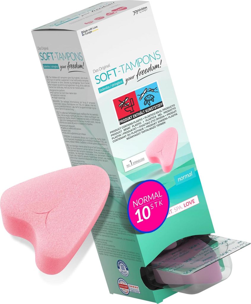 JOYDIVISION Soft-Tampons normal I 10 Stück I fadenlose Produktbild 