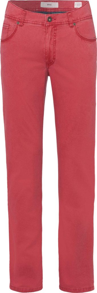 23786 Brax, Cooper Fancy, Herren Jeans Hose, Gabardine Stretch, red, W 33 L 34