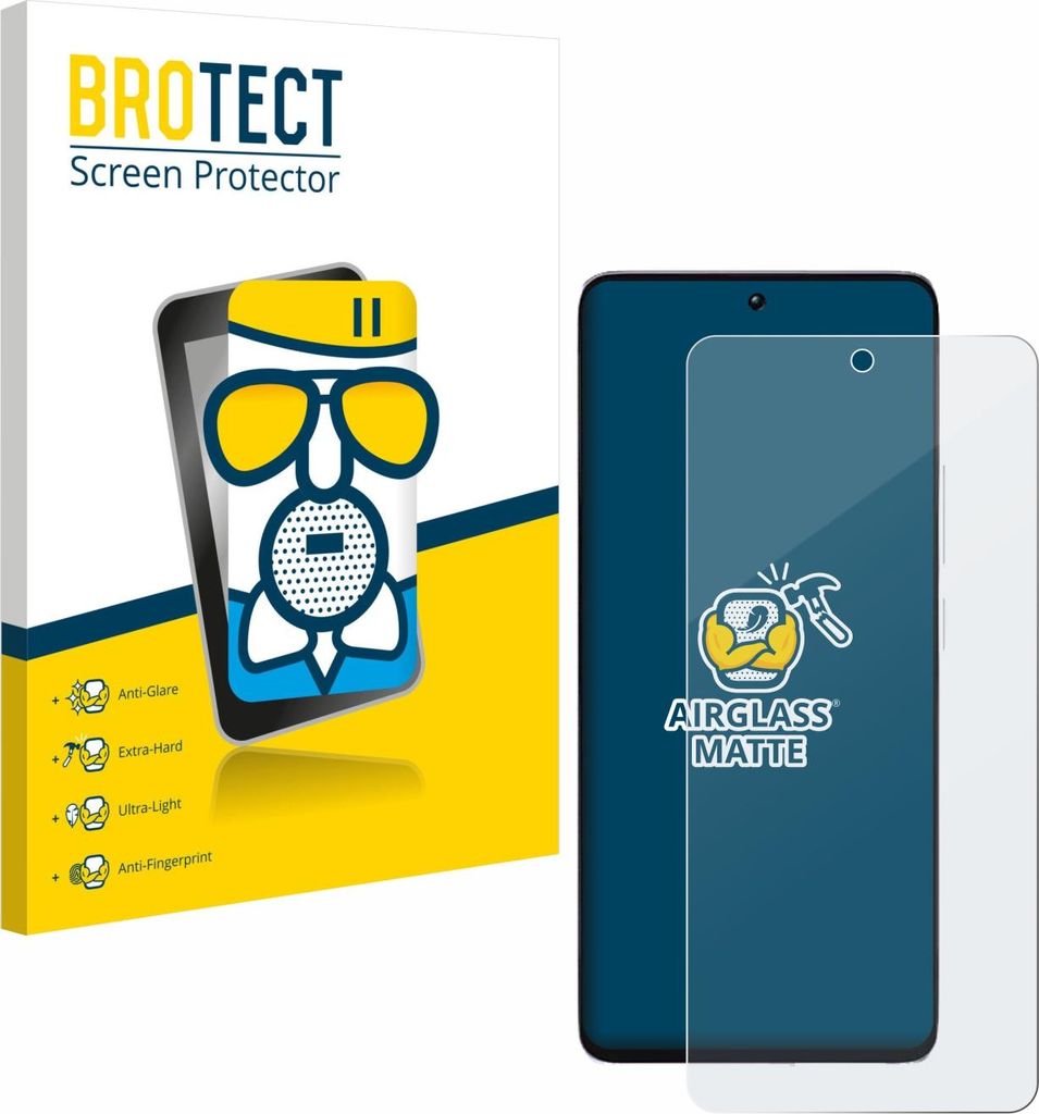 BROTECT Entspiegelungs Schutzglas für Xiaomi Poco M7 Pro 4G Schutzfolie Panzer Folie Glas Display Schutz matt