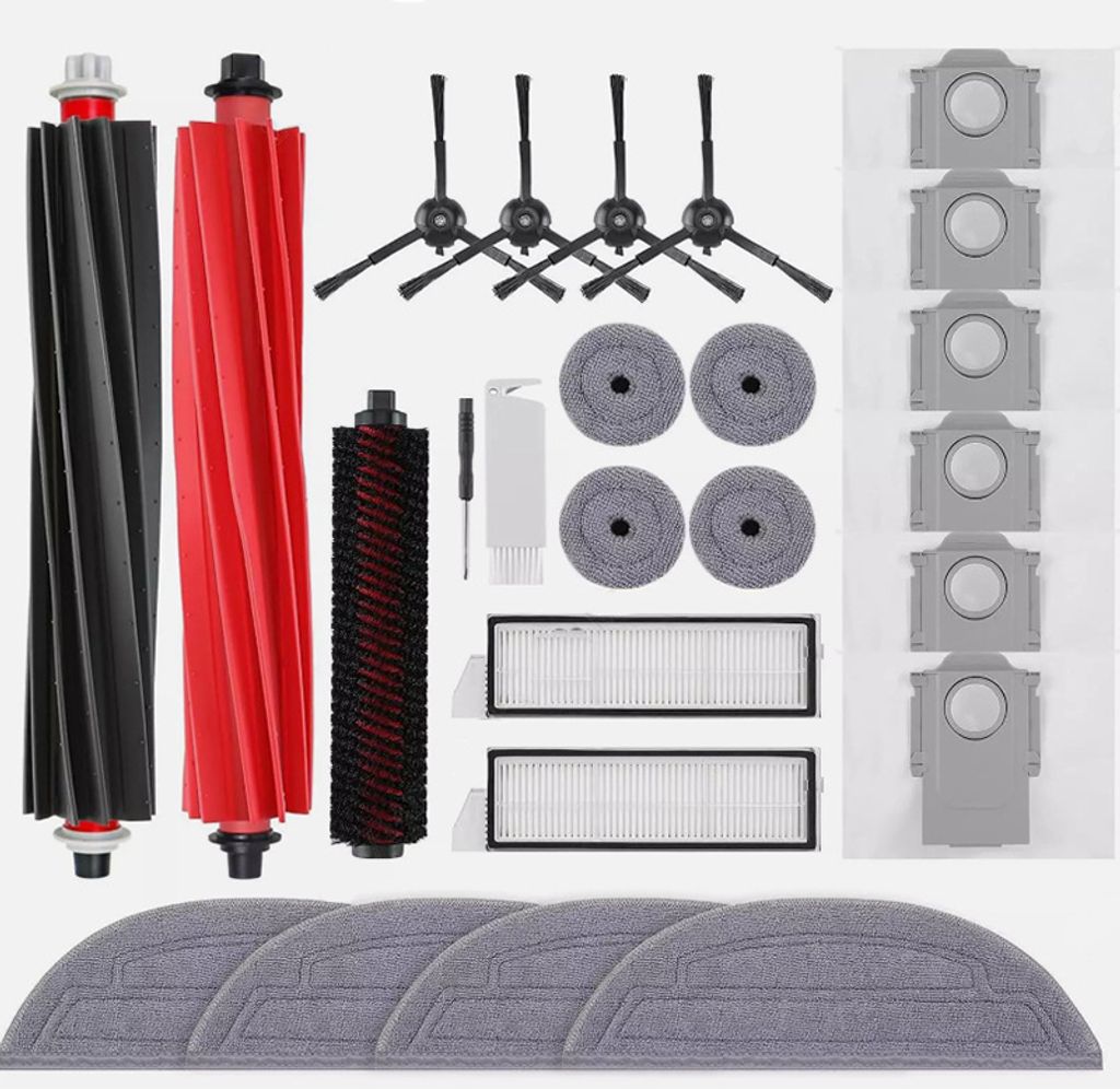 INF Roborock S8 MaxV Ultra Zubehörpaket - Ersatzteile für G20S, S8 Serie