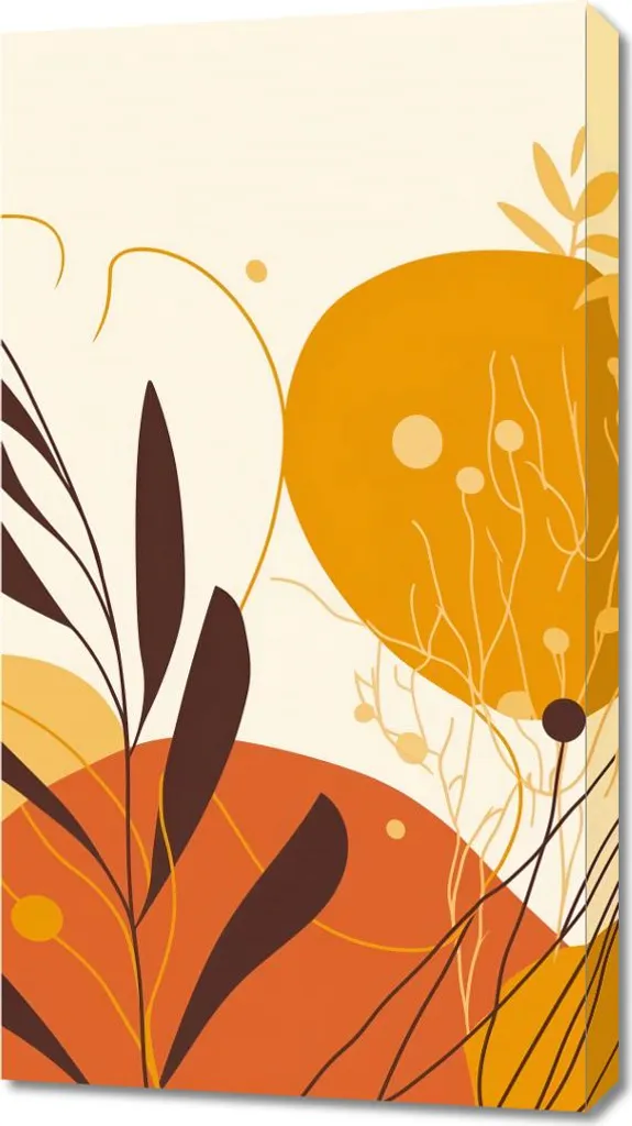 Decorazione Parete 50x90 Il sussurro della foresta - Quadro Moderno