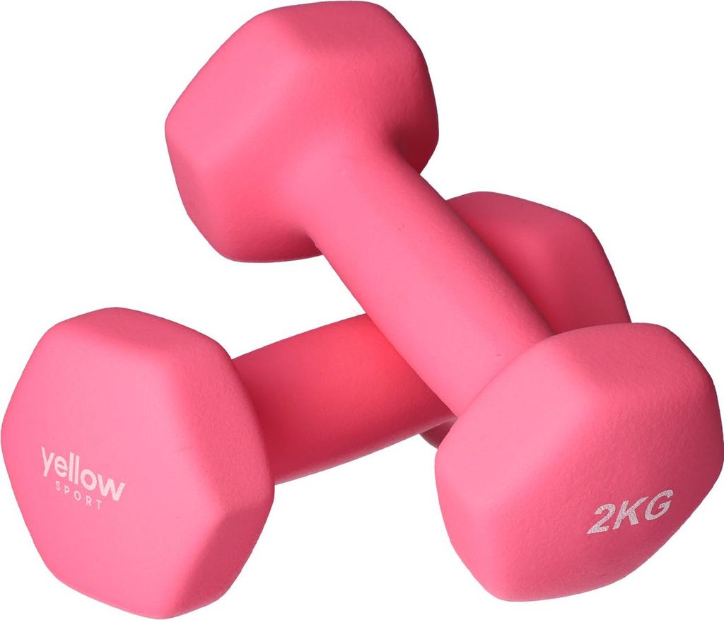 Hanteln - gelbHANTEL-Übungsset - pink, 2kg Produktbild 