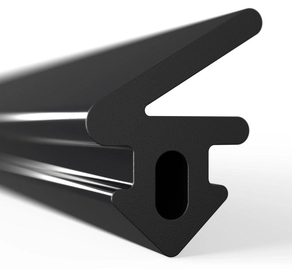 Tesnenie do okien Panorama PVC čierne s1125 1m Obrázok produktu 