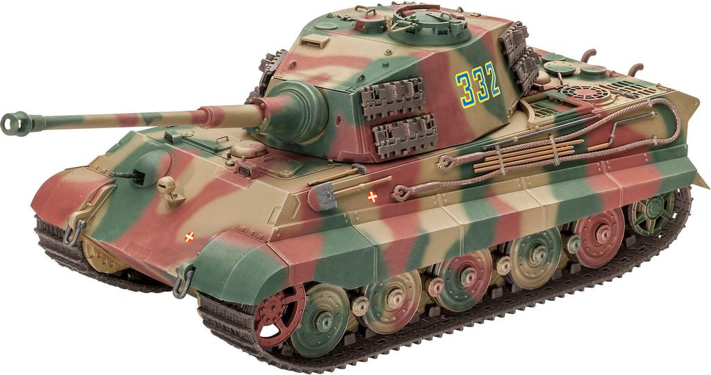 Revell Tiger II Ausf.B (Henschel Turr), Tank model, 1:35, Produktbild 