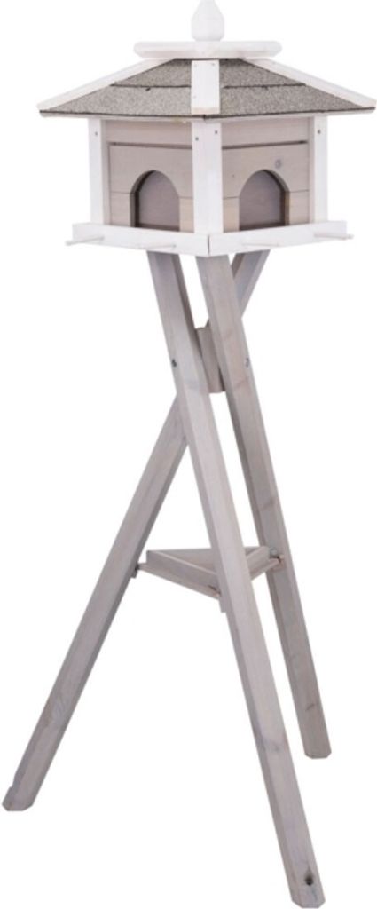 Trixie Vogelfutterhaus zum Aufstellen, 46 × 35 × 46 cm/1,35 m