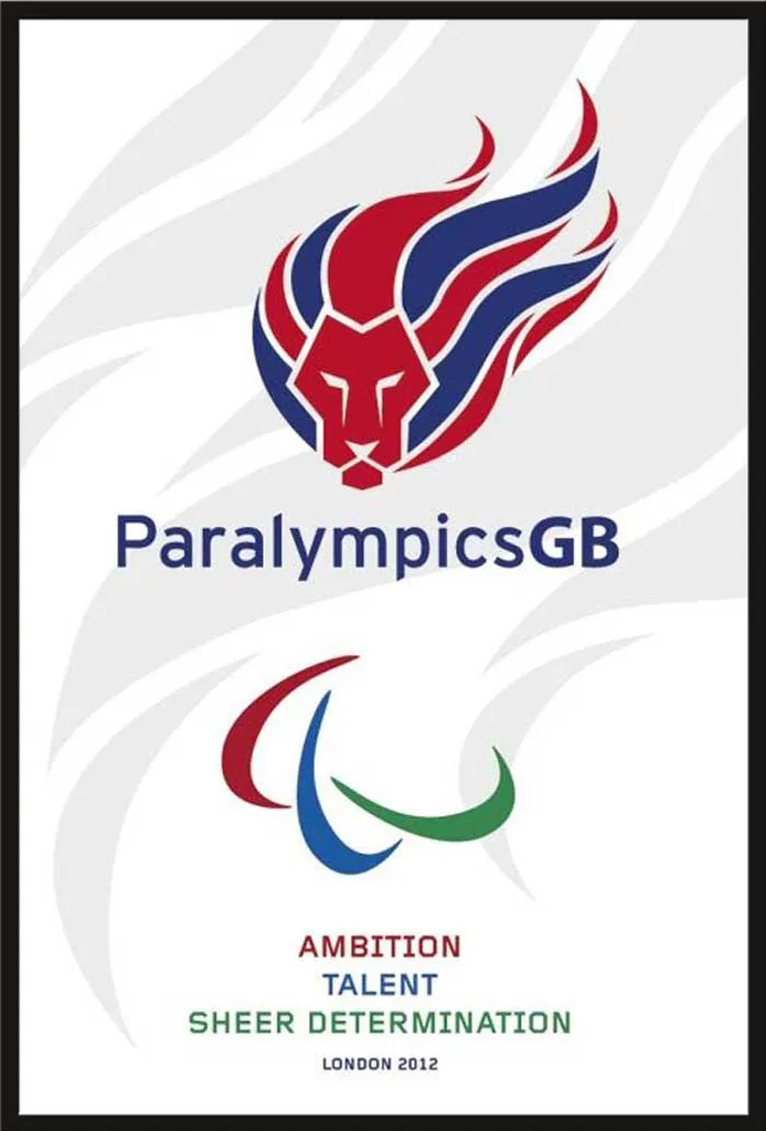 Poster Londres 2012 Paralympics avec cadre incassable Shinsuke noir mat