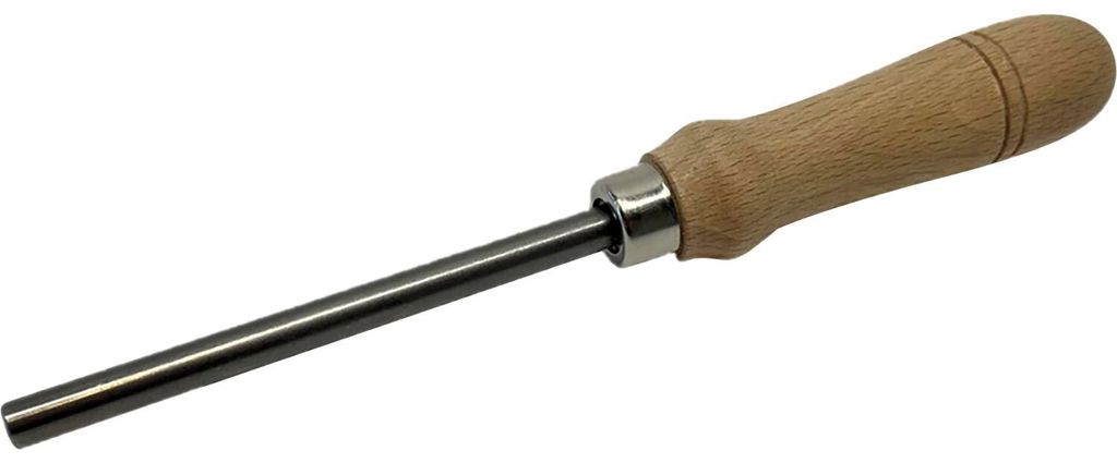 Ulmia Ziehklingenstahl, Schaber Abzieher Hobel, perfekte Grate, runde Klinge, geöltes Rotbuchenholz, Länge 220 mm