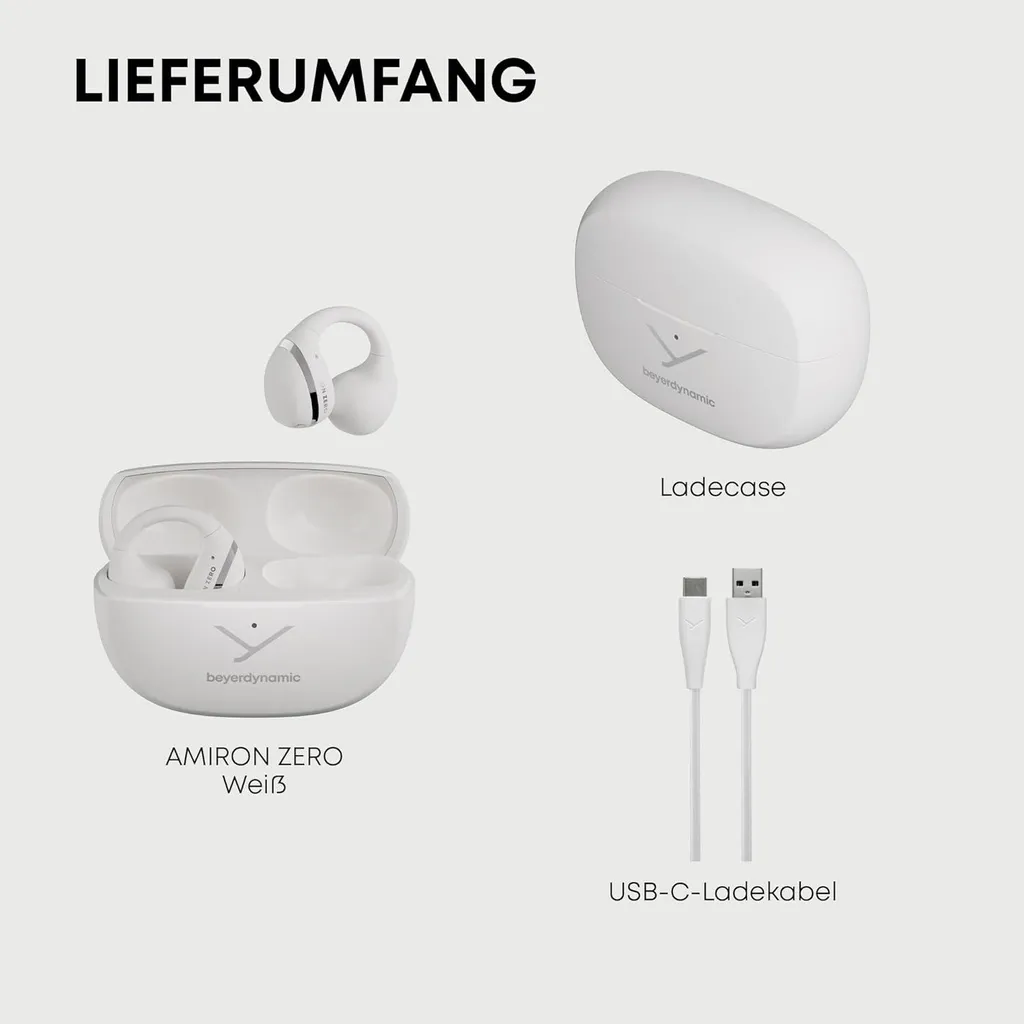 Beyerdynamic Amiron Zero Blanc Casque Bluetooth Open-Ear à Son Naturel - 6
