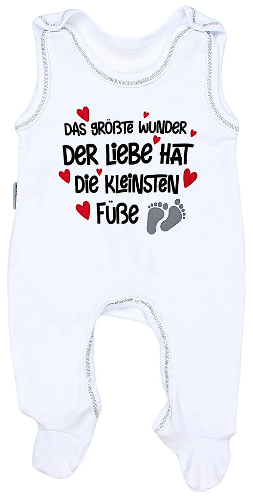 TupTam Unisex Baby Strampler mit Spruch I love Mum and Dad, Produktbild 