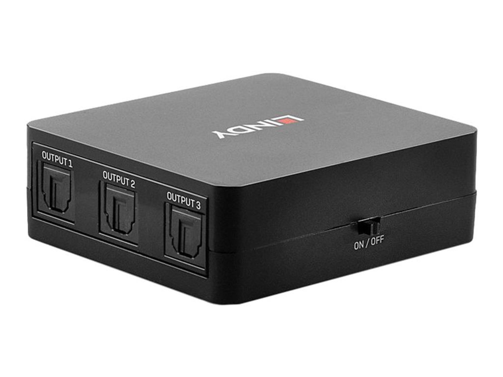 Lindy Audio-Splitter - 3 x TOSLINK - Desktop Obrázok produktu 
