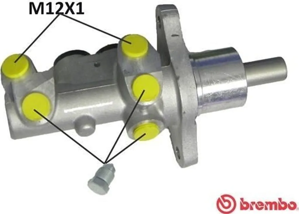 Maître-cylindre Brembo M 06 027 avec technologie de freinage BMW