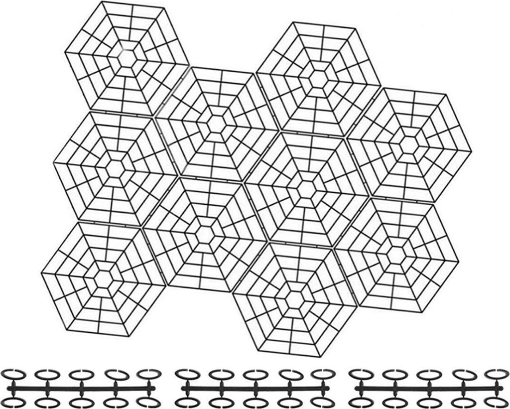 Diamantförmige, spleißbare Fischschutznetze Teichnetze Fischteichnetze