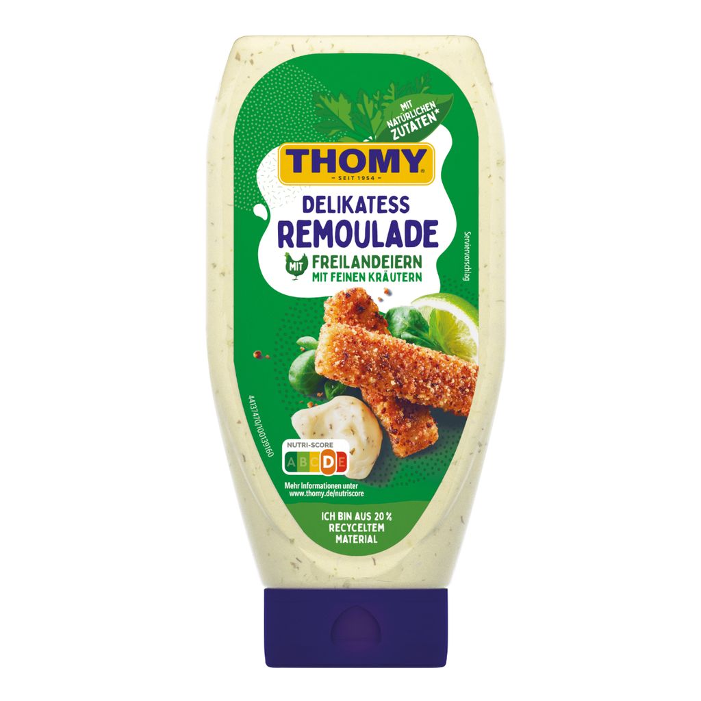 Thomy Remoulade cremig mild wuerzig klassisch fein lecker extra 475 g
