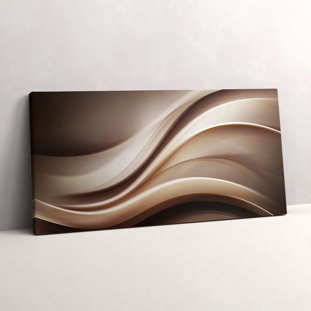Energiewelle - Abstraktion – Leinwandbild Wandbild – 120x60 cm – Leinwandbilder – Wandbilder – Schlafzimmer – Flur