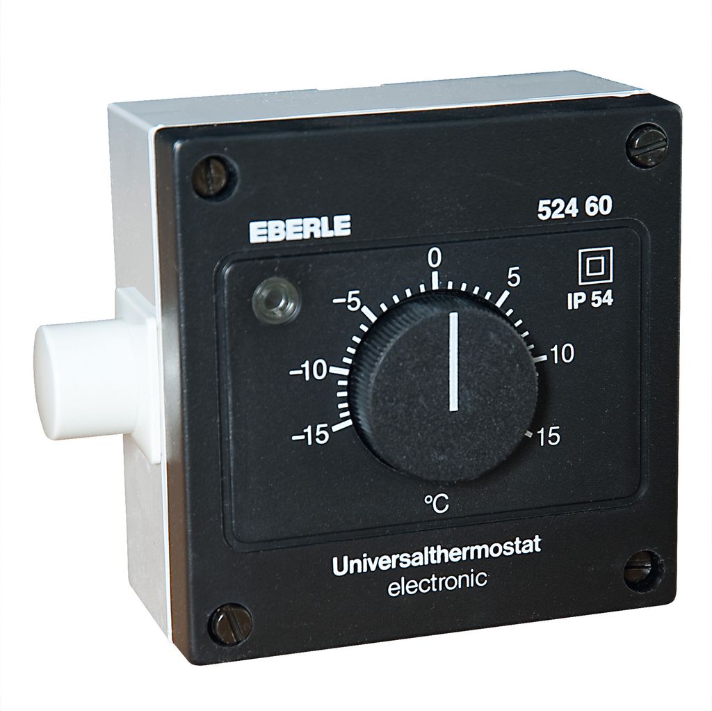 Thermostat, spritzwassergeschützt