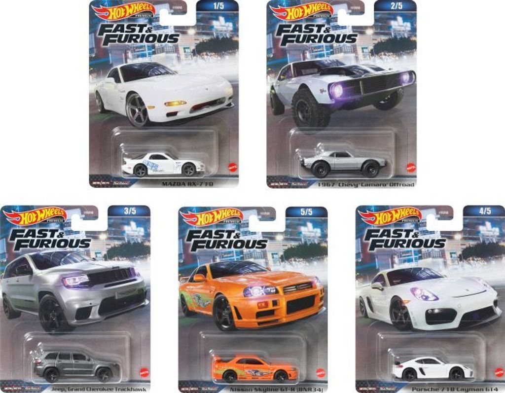 HW Premium Fast & Furious Sortiment Spielfahrzeuge