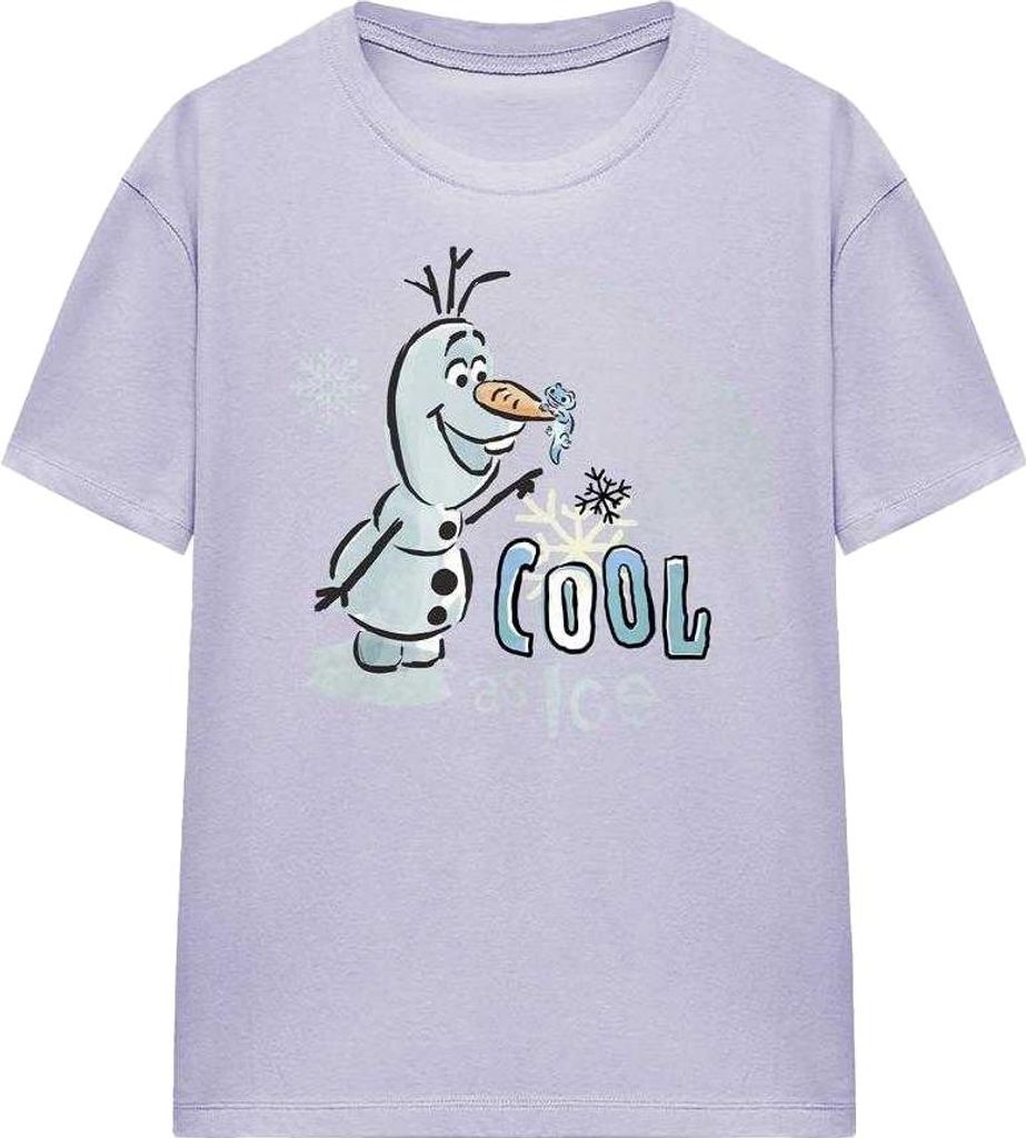 Frozen - "The Fire Spirit Are Cool As Ice" T-Shirt für Damen TV24199 (XL) (Lavendel)