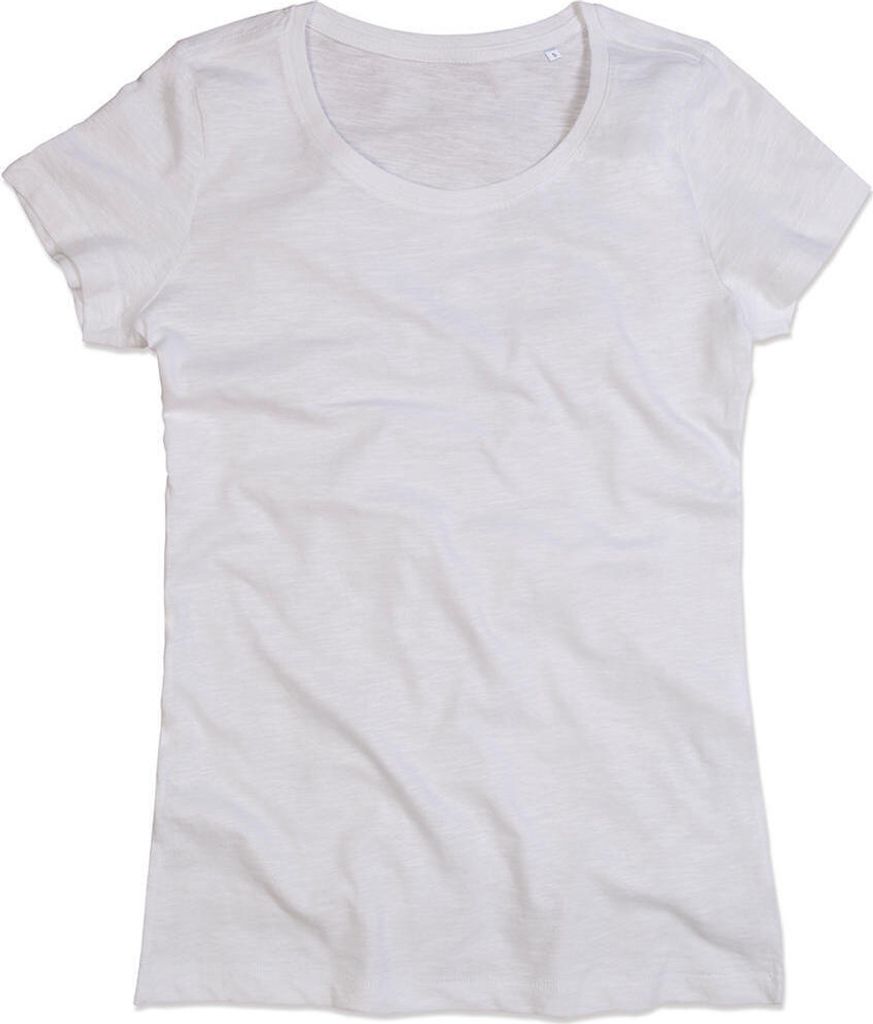 Stedman ST9500 | Womens Sharon Crew Neck Damen T-Shirt - Farbe: White - Größe: L
