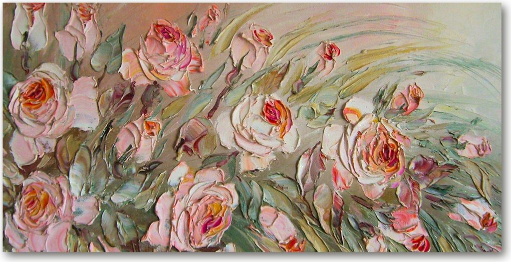 Tulup Küchenrückwand Spritzschutz aus Glas -100x50 -Spritzschutz auf gehärtetes GlasDeko Blumen & Pflanzen Rosen