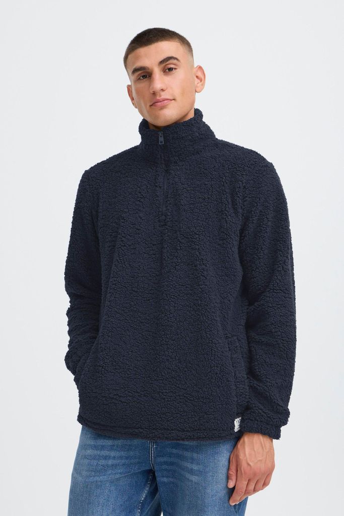 !SOLID SDPETO Herren Pullover Teddy-Pullover Troyer regular fit