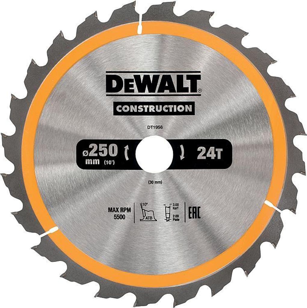 DEWALT Kreissägeblatt 250 x 30 mm 48 Zähne Produktbild 