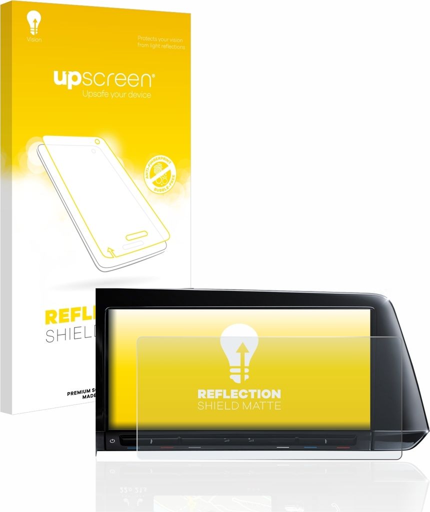 upscreen Schutzfolie für Volkswagen Golf 8 2020 Discover Pro 10" 2020 Displayschutz Displayschutzfolie Folie Matt Entspiegelungsfolie