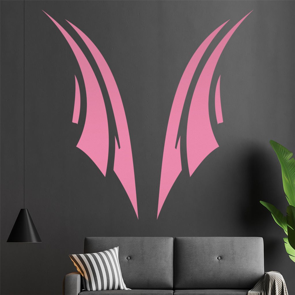 Tribal Dark Wandtattoo in 6 Größen - Wandaufkleber Wall Sticker - Dekoration, Küche, Wohnzimmer, Schlafzimmer, Badezimmer